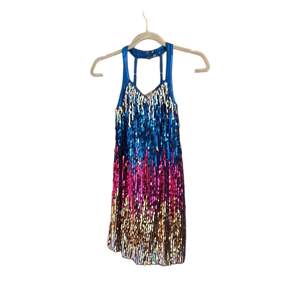 Super Cute Little Sequined Dance Dress Size Small/Average by Weissman Costume